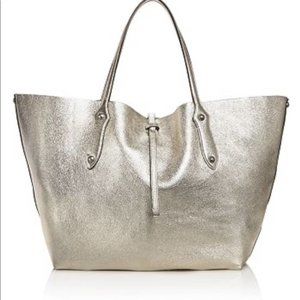 Annabel Ingall Isabella Lg Metallic Leather Tote